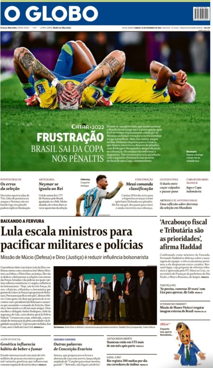 Capa Jornal O Jogo - 25 fevereiro 2023 